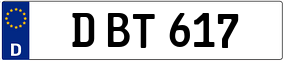 Truck License Plate